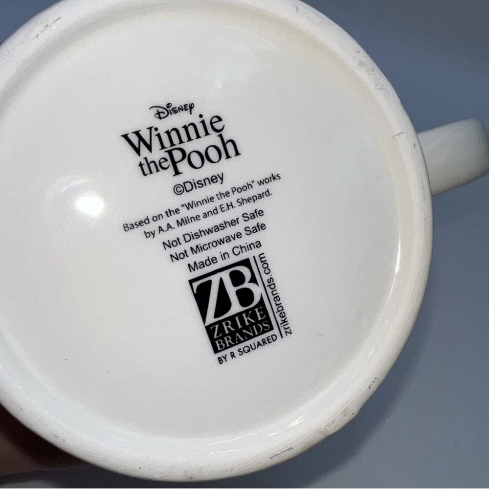 New Ceramic Mug Disney Winnie The Pooh Love You Beary Much Love & Lid - Picture 8 of 8